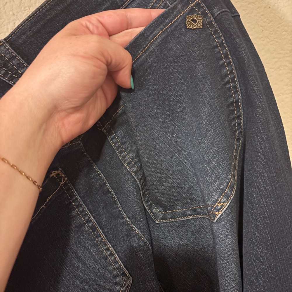 Democracy “Ab”solution® Booty Lift Straight Leg Jeans – Indigo Denim – Size 10 - Picture 5 of 10